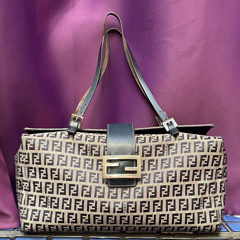 Vintage Fendi Buckle Handbag